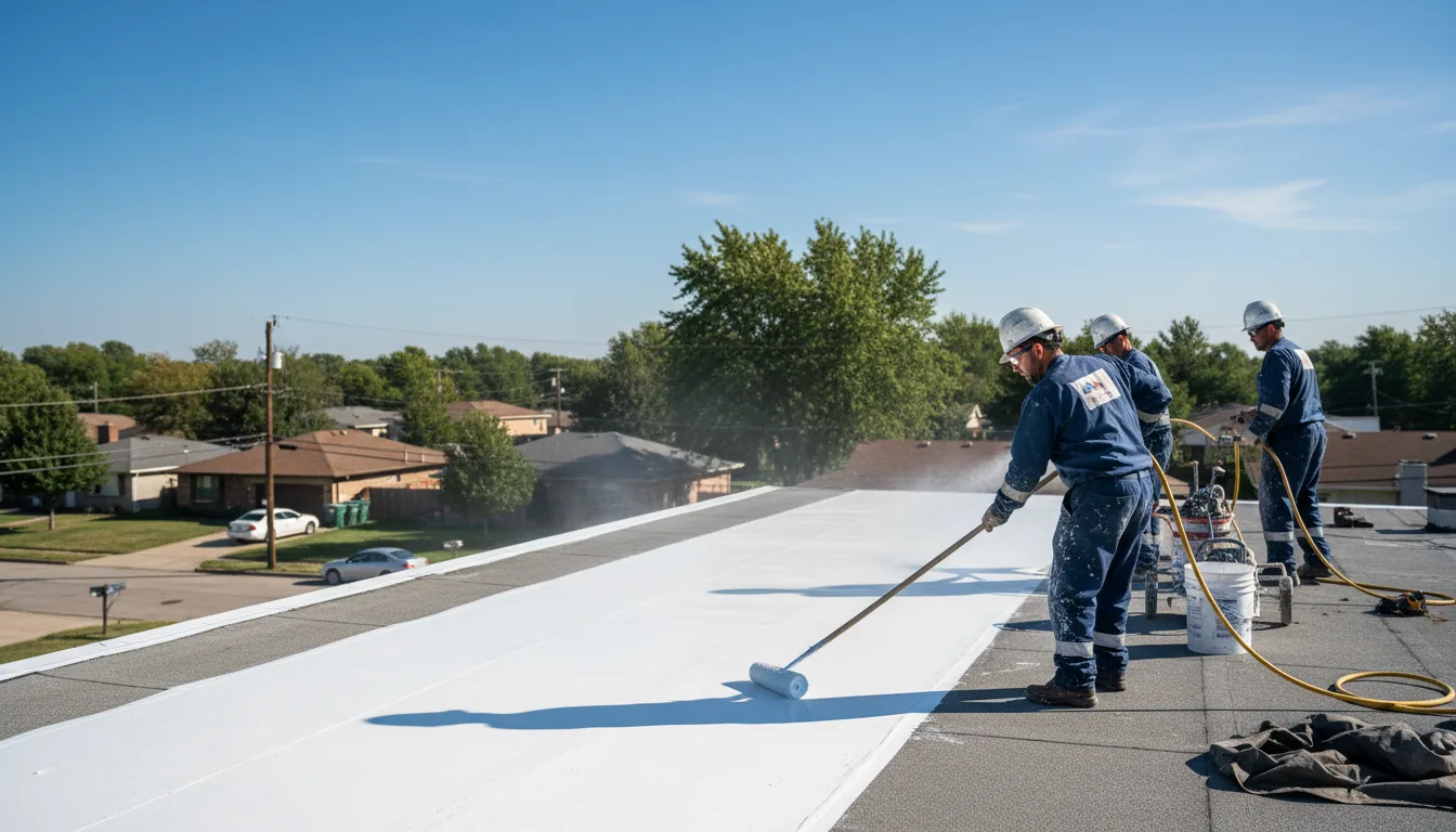 Commercial roof coating in Shinnston, WV near me